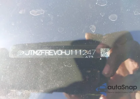 2017 Toyota Rav4 Le из США, поврежденный, VIN JTMZFREV0HJ111247